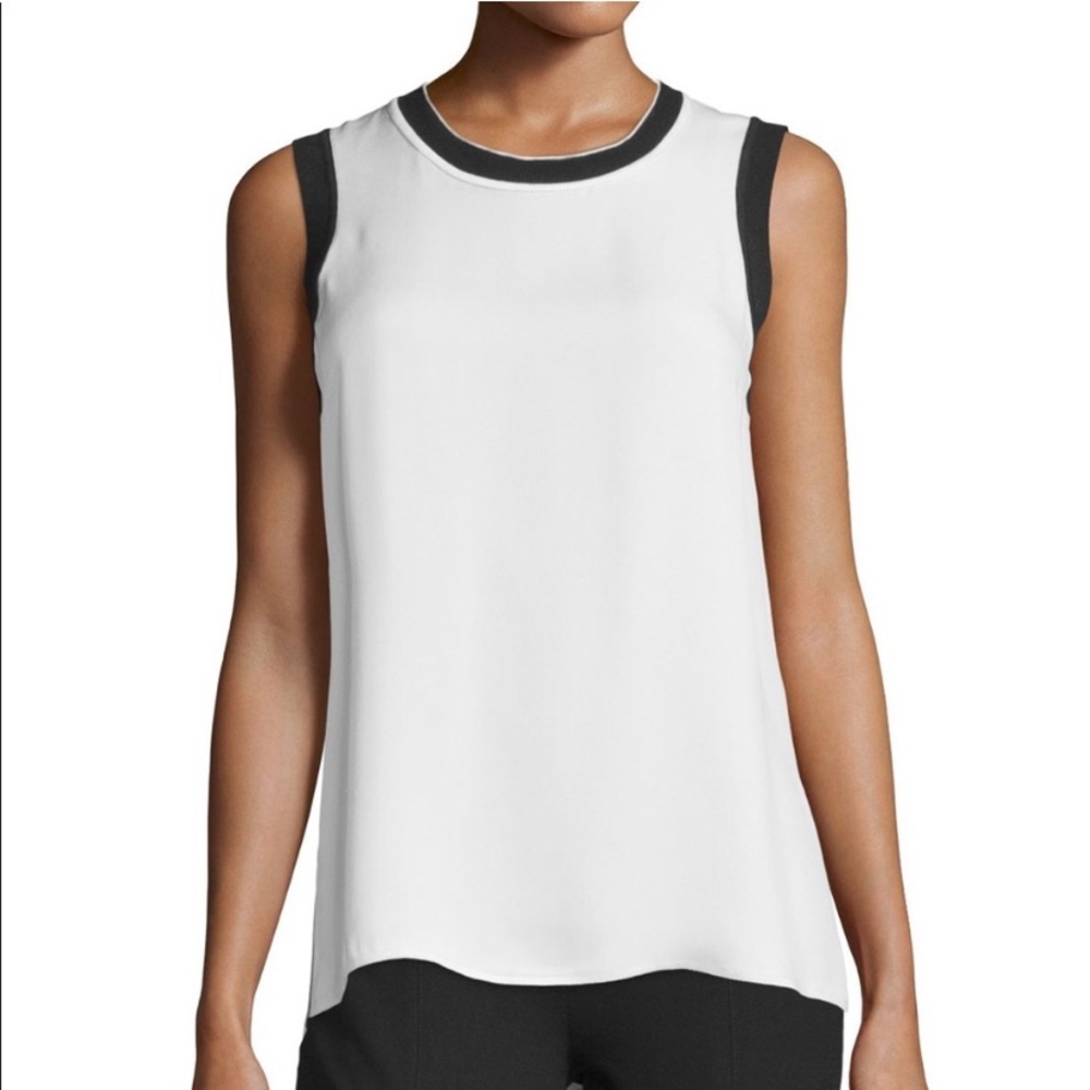 rag & bone Black and White Tank Top